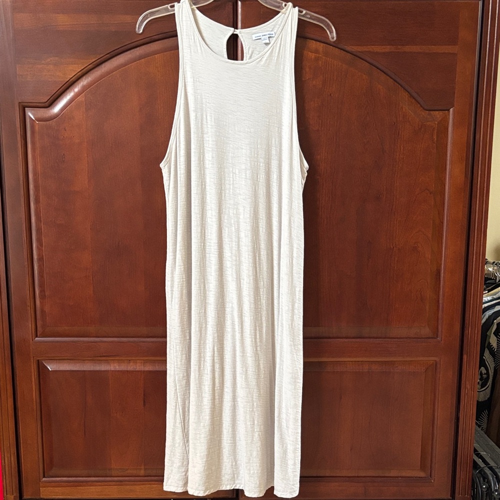 James Perse Ivory Sleeveless Dress